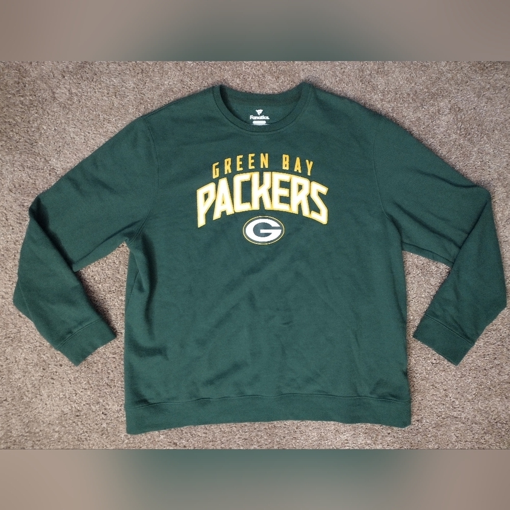 Fanatics Green Bay Packers Green Crewneck Sweater 2XL